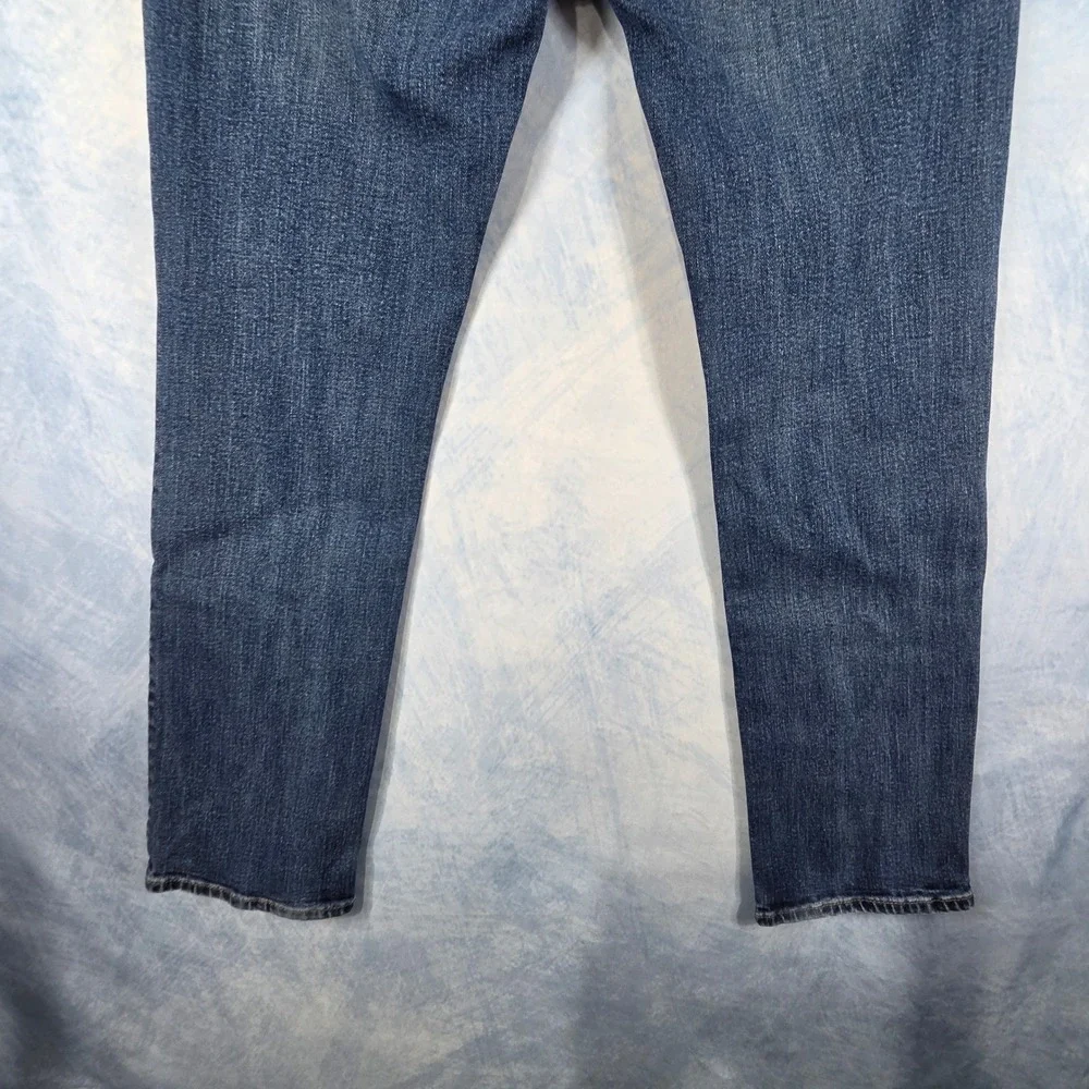 Abercrombie & Fitch Kennan Straight Jeans Mens 29x30 Blue Medium Wash Stretch